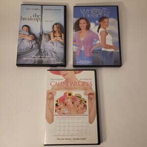 DVD Lot Of PG-13 Movies The Break-Up Where The Heart Is Calendar Girls Pre-Owned